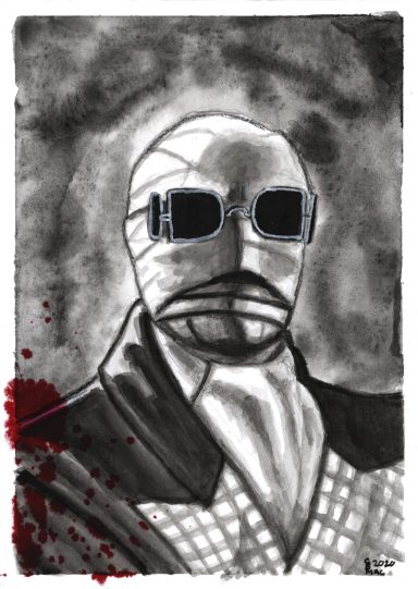 Invisible Man Ink Wash