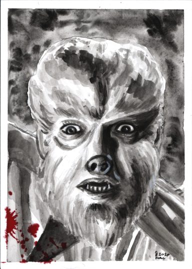 Wolfman Ink Wash