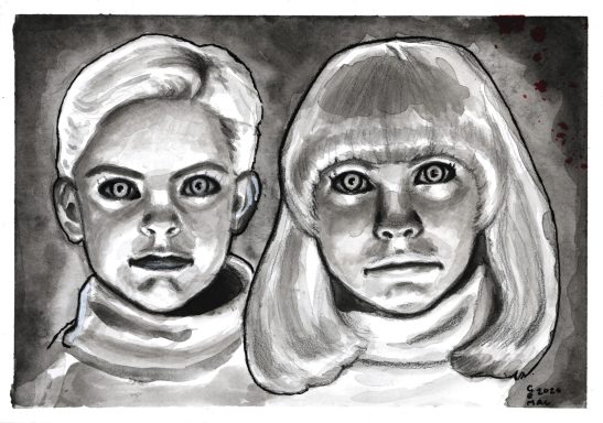 Midwich Cuckoos Ink Wash